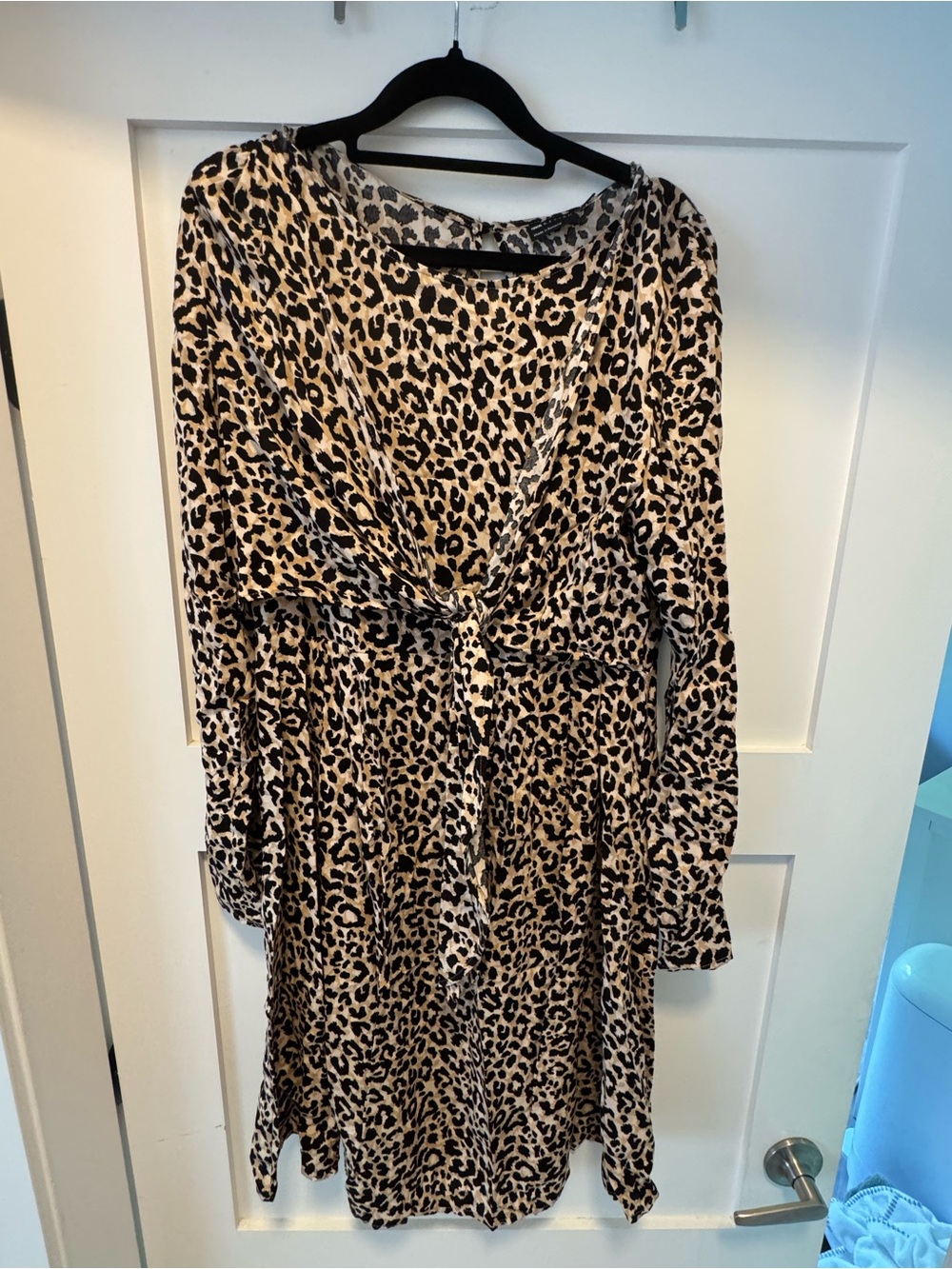 ASOS Leopard Print mater its wrap dress. Size 10